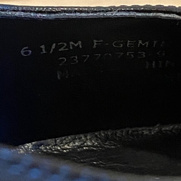 Vintage Feet First Gemina Black Leather Pointed-Toe Heels 6.5 genuine leather - Picture 11 of 16